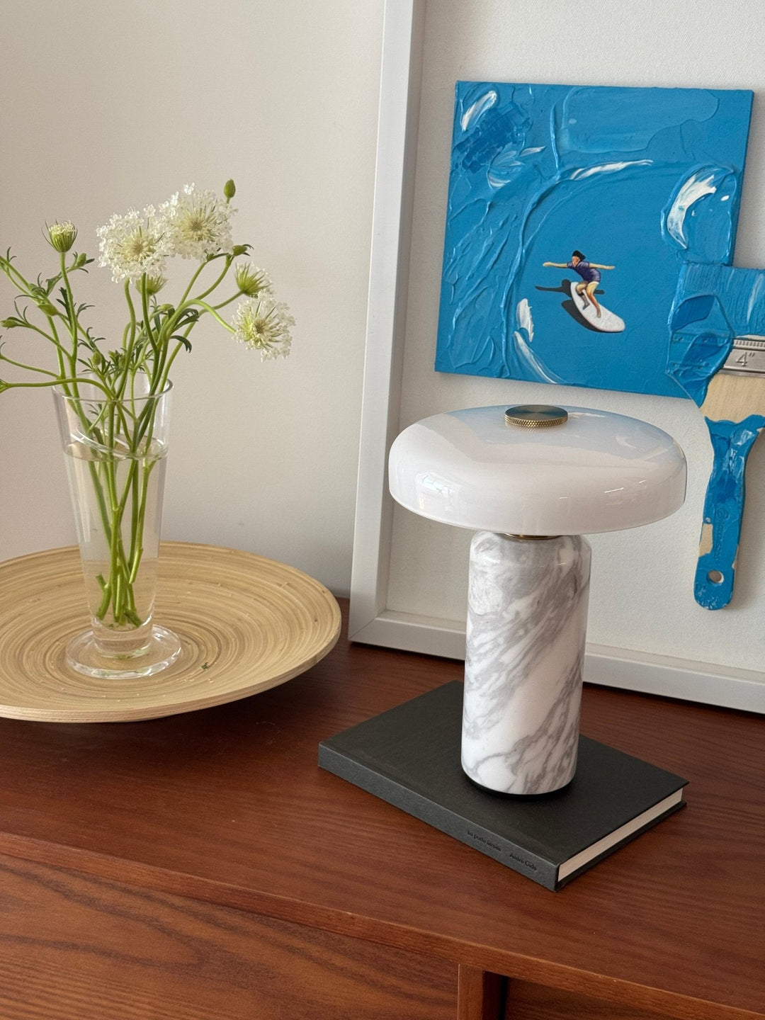 Lunara Marble Table Lamp - Vakkerlight