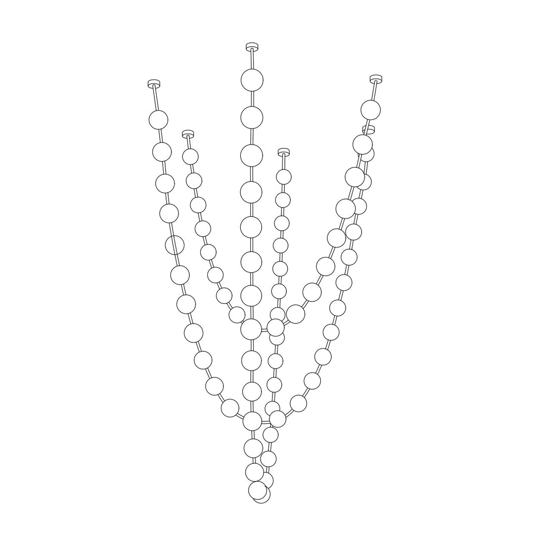 Strand Necklace Chandelier - Vakkerlight