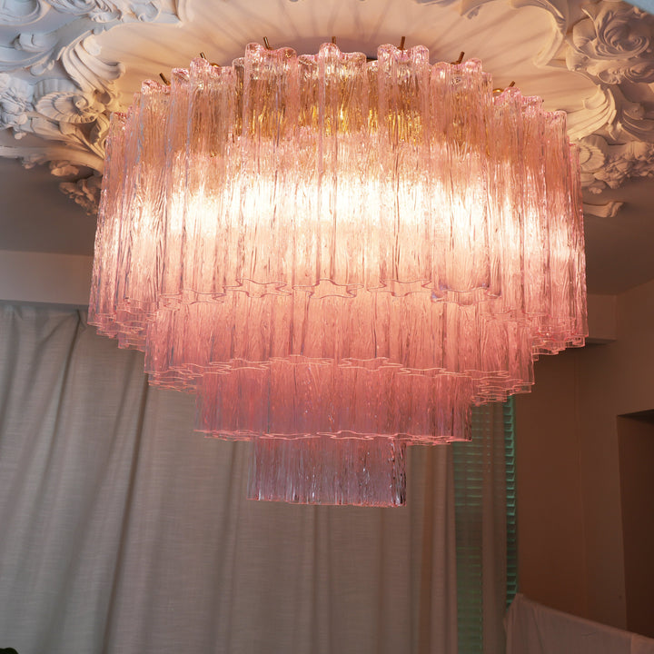 Murano Pink Glass Ceiling Light - Vakkerlight