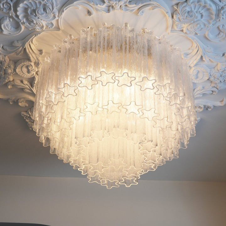 Murano Pink Glass Ceiling Light - Vakkerlight