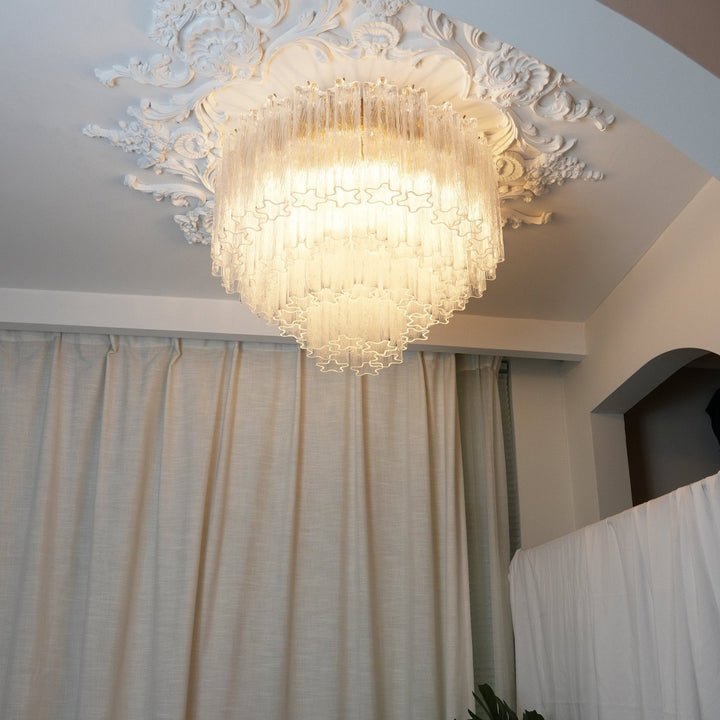 Murano Pink Glass Ceiling Light - Vakkerlight