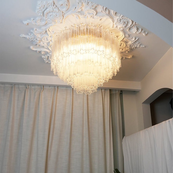 Murano Pink Glass Ceiling Light - Vakkerlight