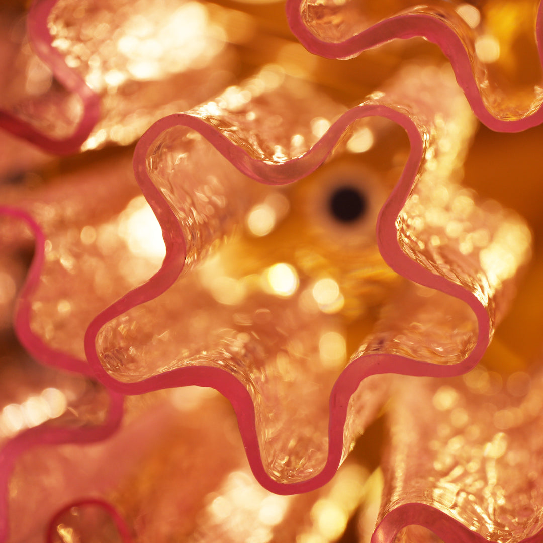 Murano Pink Glass Ceiling Light - Vakkerlight