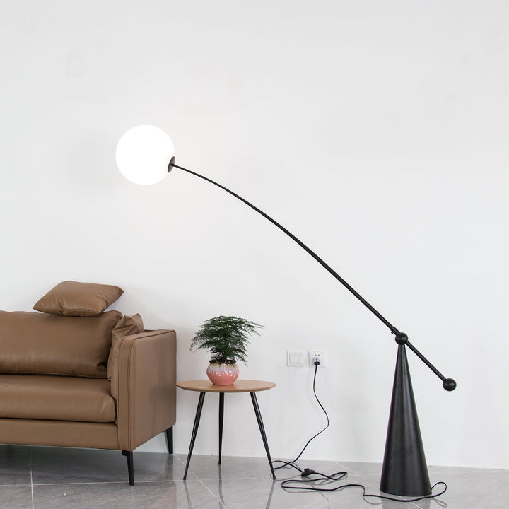 Opal Arc Floor Lamp - Vakkerlight