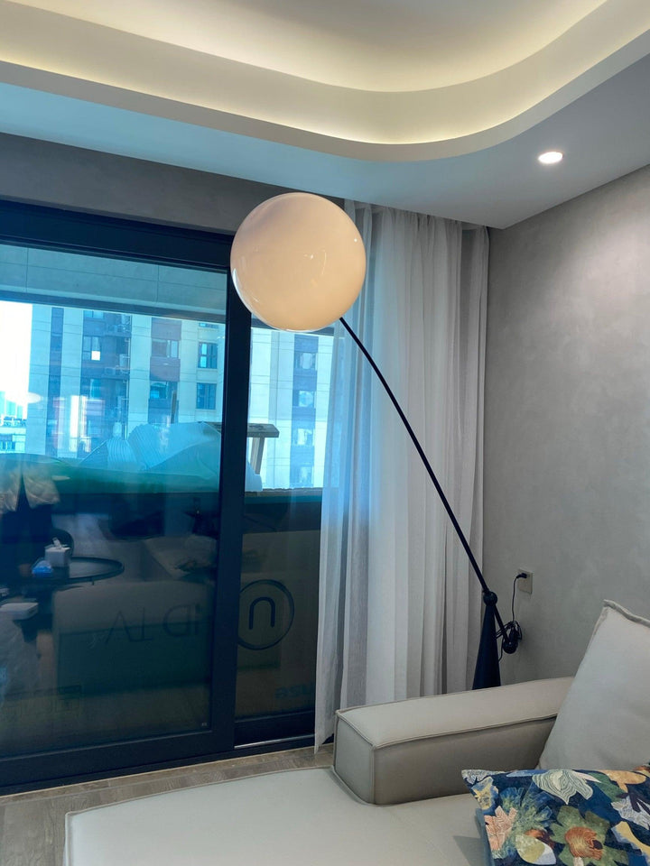 Opal Arc Floor Lamp - Vakkerlight