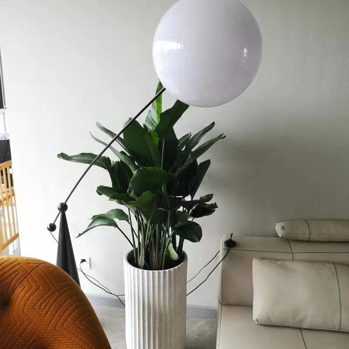 Opal Arc Floor Lamp - Vakkerlight