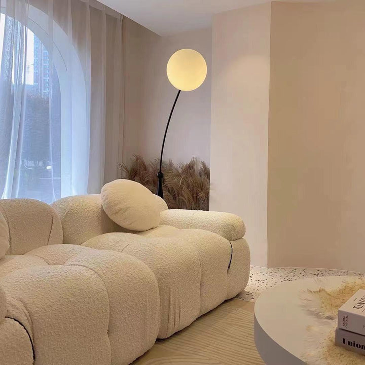 Opal Arc Floor Lamp - Vakkerlight