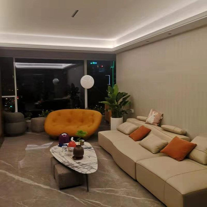 Opal Arc Floor Lamp - Vakkerlight