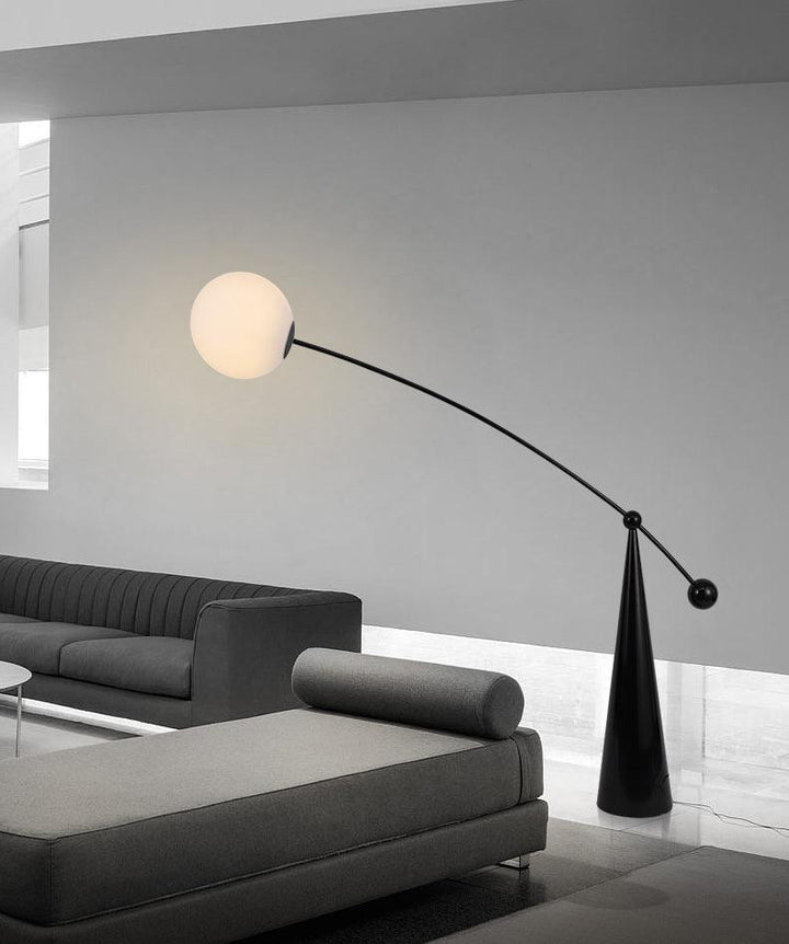 Opal Arc Floor Lamp - Vakkerlight