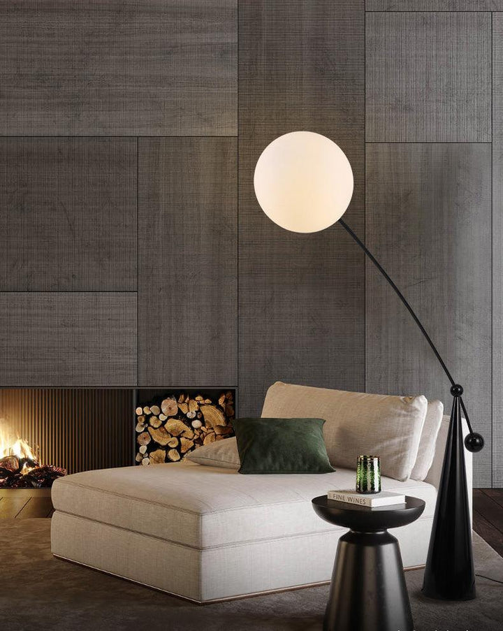 Opal Arc Floor Lamp - Vakkerlight