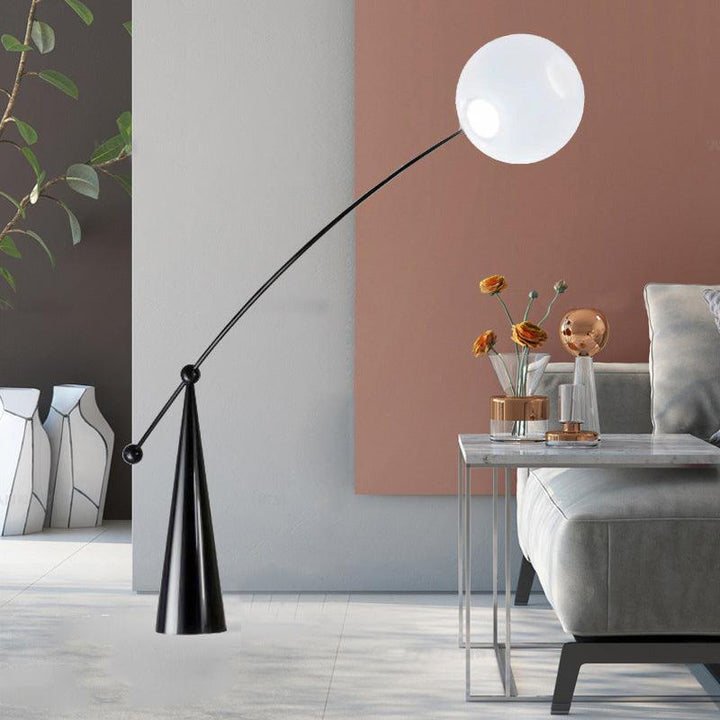 Opal Arc Floor Lamp - Vakkerlight