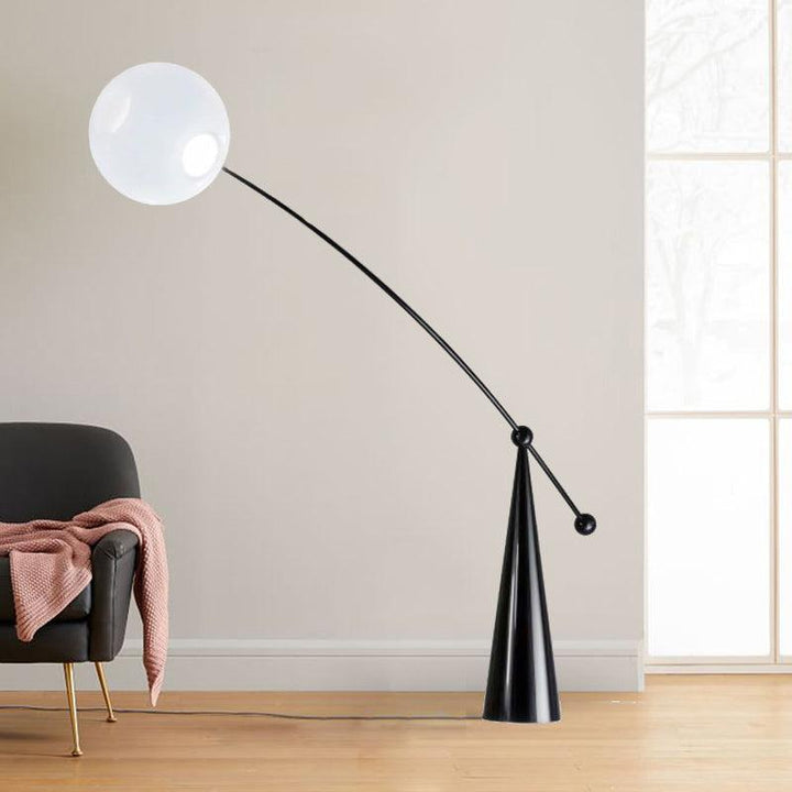 Opal Arc Floor Lamp - Vakkerlight