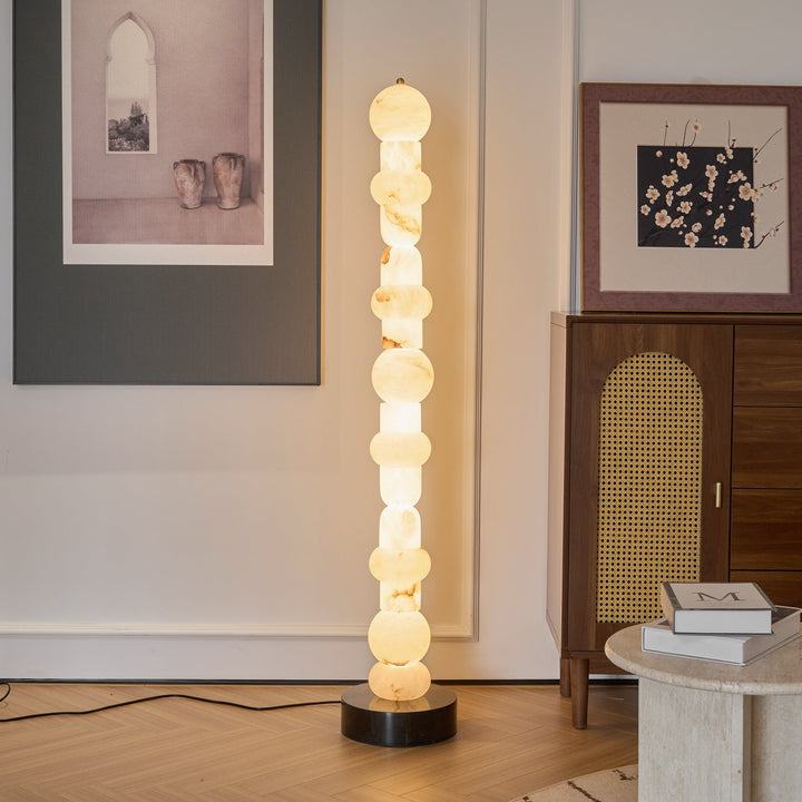 Spanish Alabaster Floor Lamp - Vakkerlight