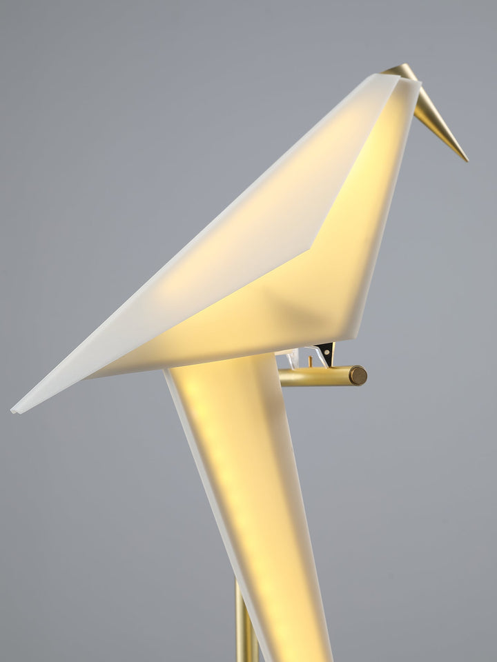Paper Crane Bird Floor Lamp