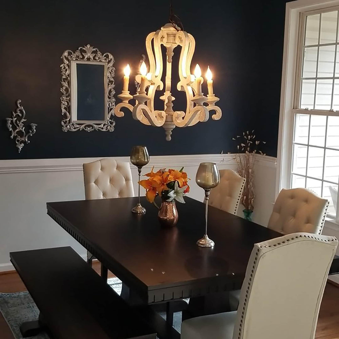 Parrotuncle Wooden Candle Chandelier - Vakkerlight