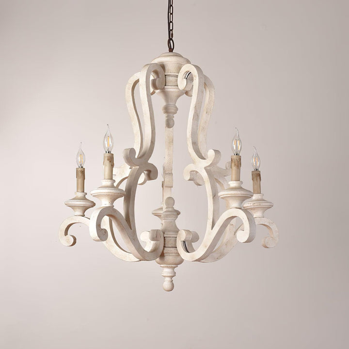 Parrotuncle Wooden Candle Chandelier - Vakkerlight