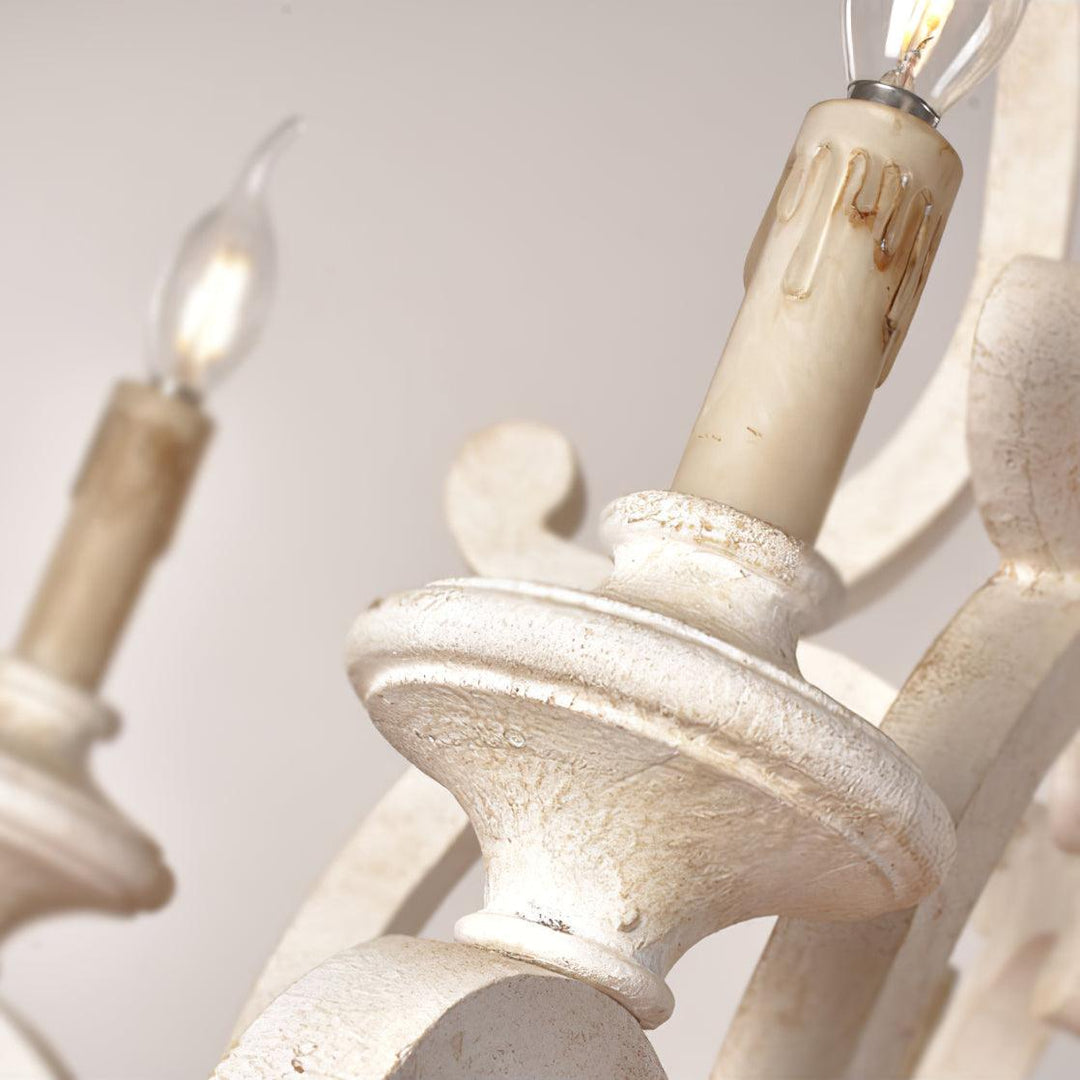 Parrotuncle Wooden Candle Chandelier - Vakkerlight