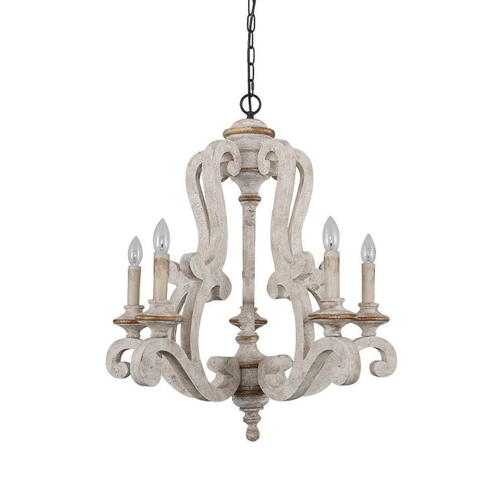 Parrotuncle Wooden Candle Chandelier - Vakkerlight