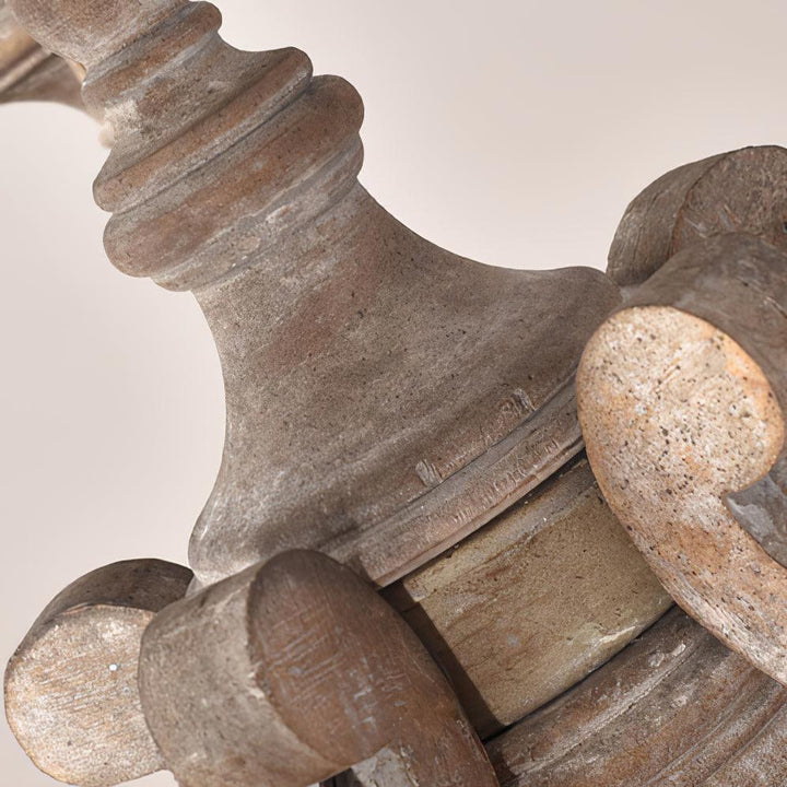 Parrotuncle Wooden Candle Chandelier - Vakkerlight