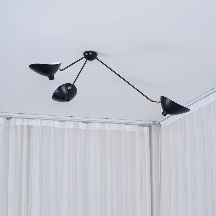 Serge Mouille Ceiling Lamp B - Vakkerlight