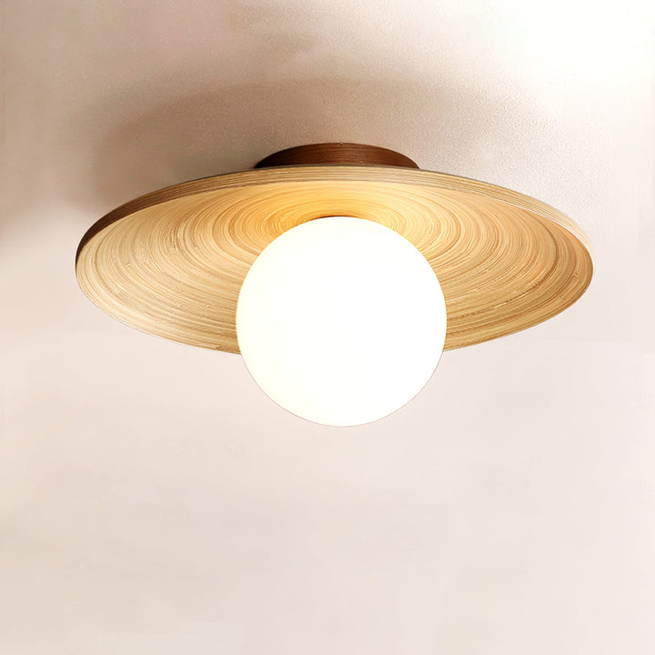 Soluna Wood Ceiling Light - Vakkerlight