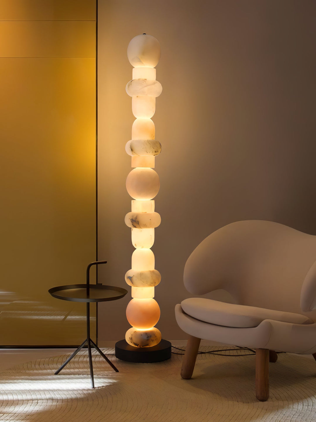 Spanish Alabaster Floor Lamp - Vakkerlight