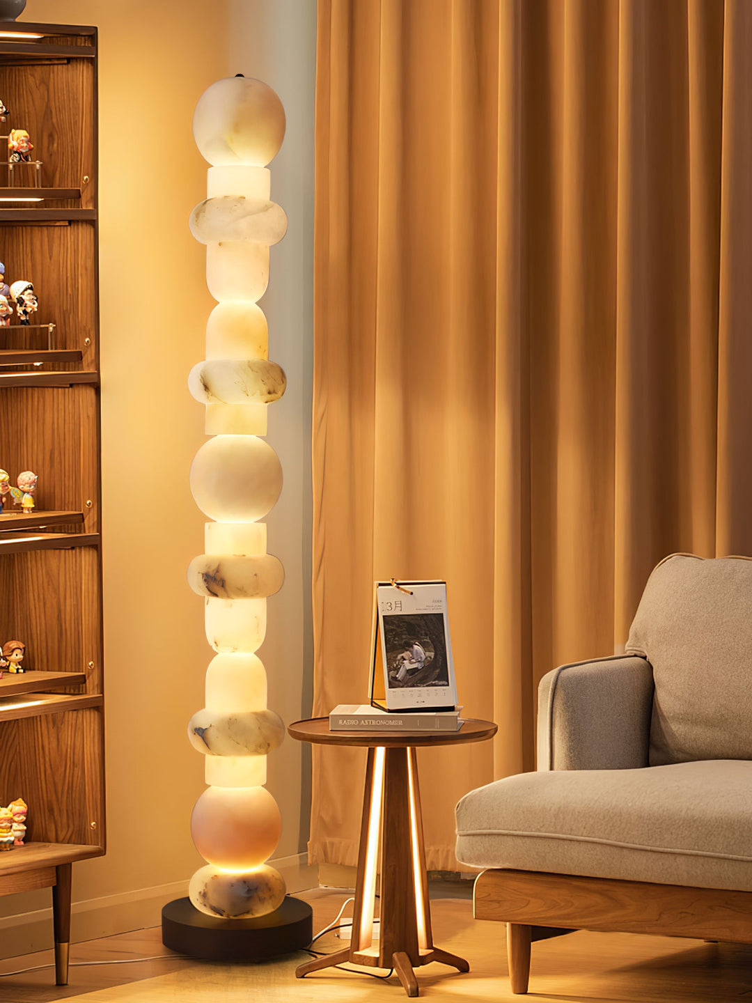 Spanish Alabaster Floor Lamp - Vakkerlight