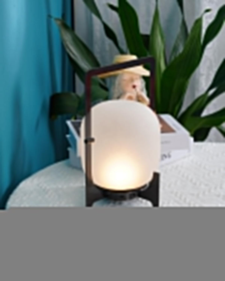 Black Twilight Lantern Table Lamp - Vakkerlight