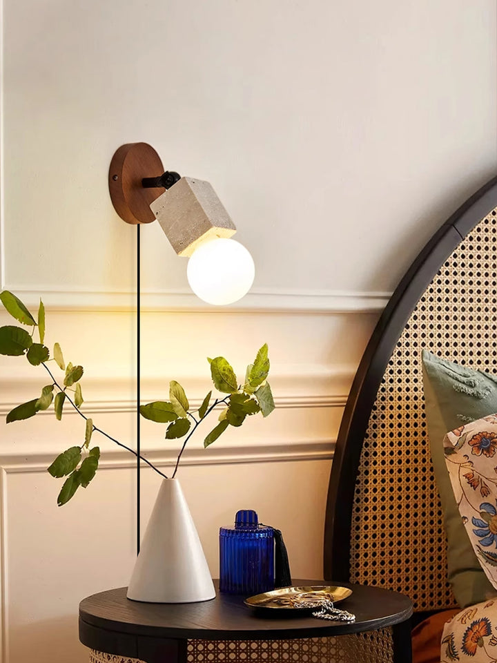 Versa Stone Adjustable Plug - in Wall Light - Vakkerlight
