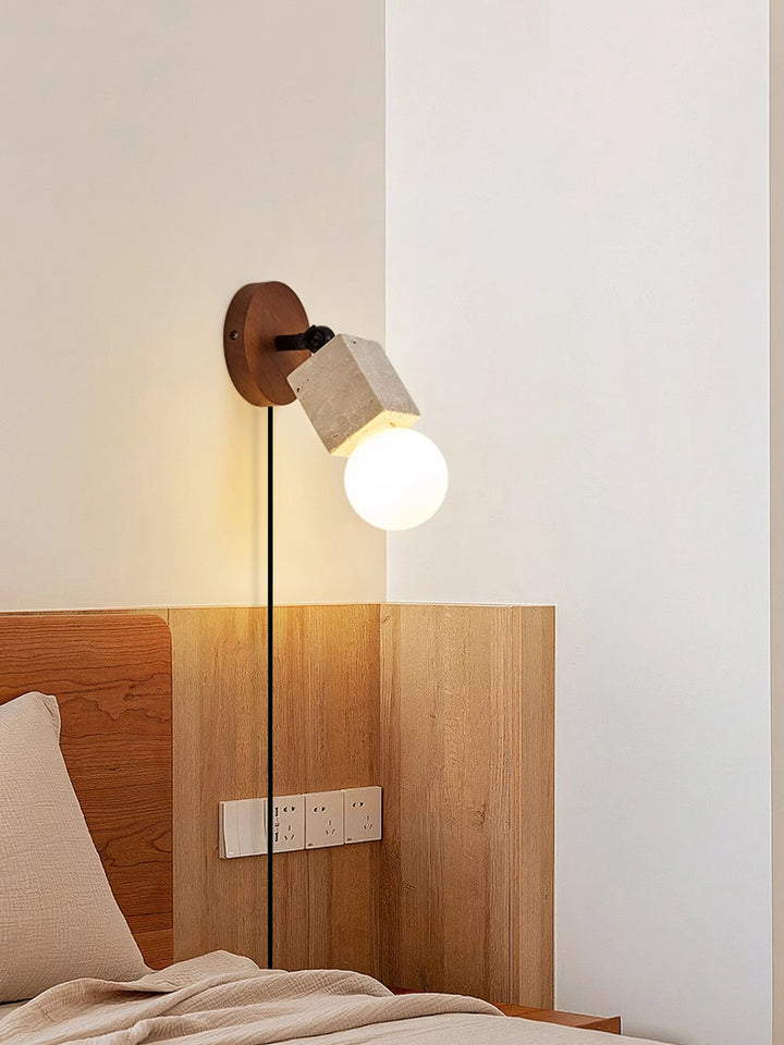 Versa Stone Adjustable Plug - in Wall Light - Vakkerlight