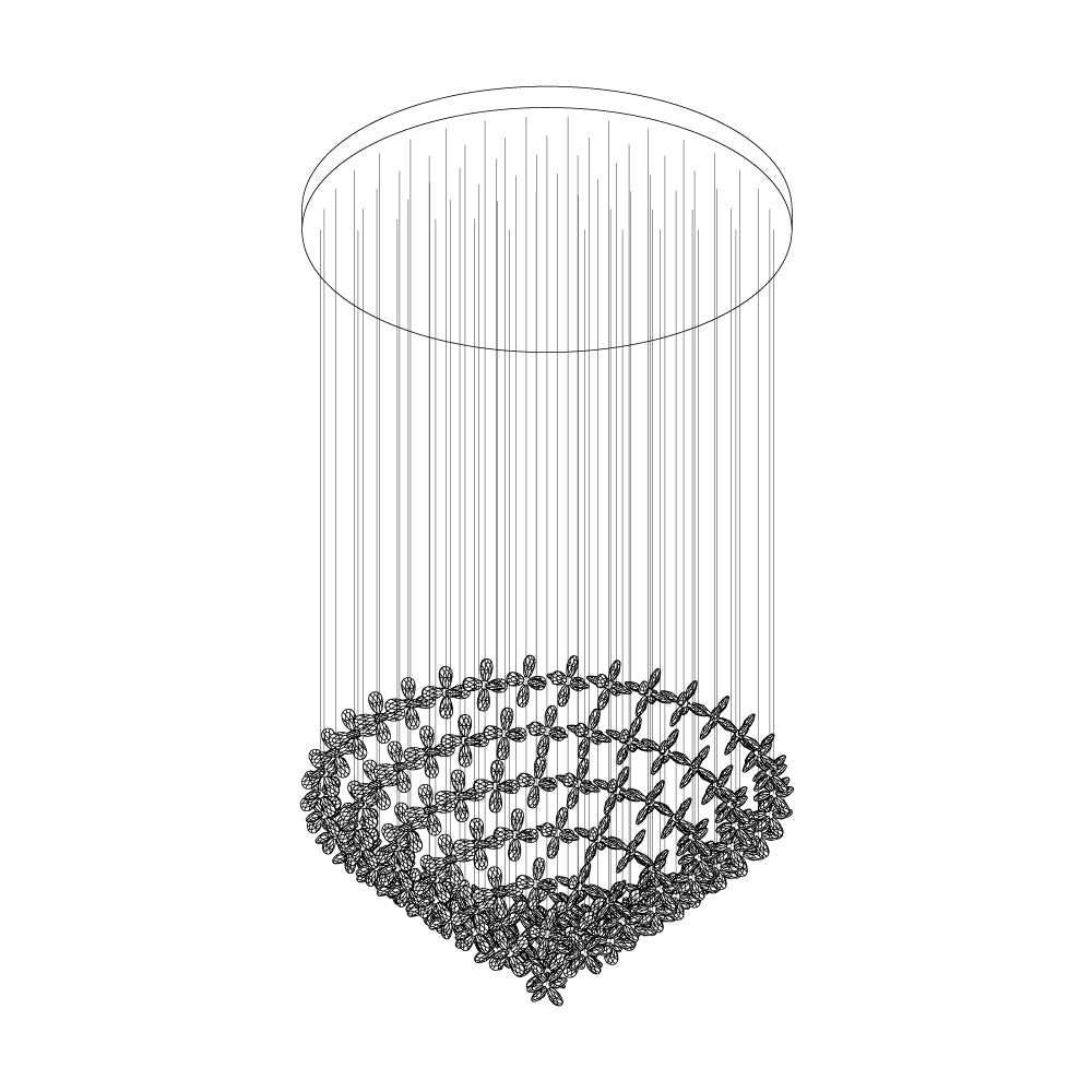 Floating Butterfly Chandelier - Vakkerlight