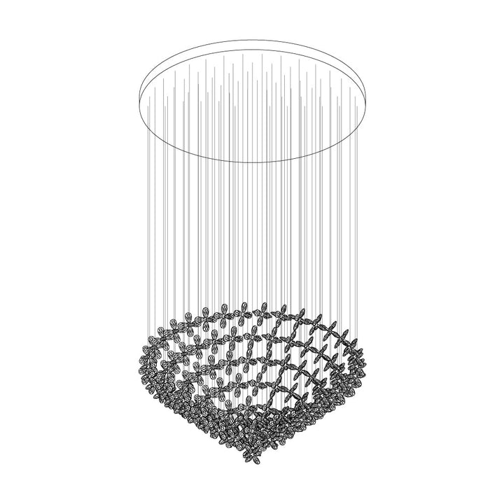Floating Butterfly Chandelier - Vakkerlight
