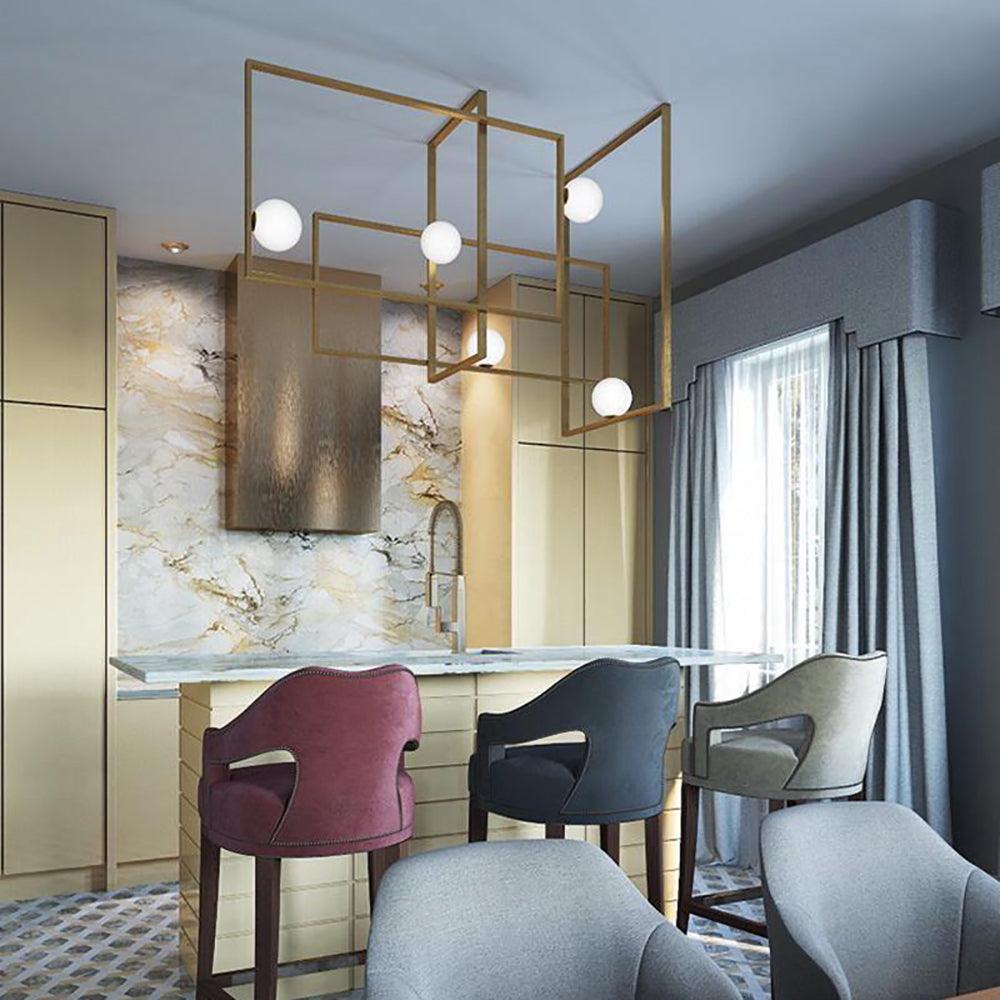 Mondrian Glass Ceiling Light - Vakkerlight