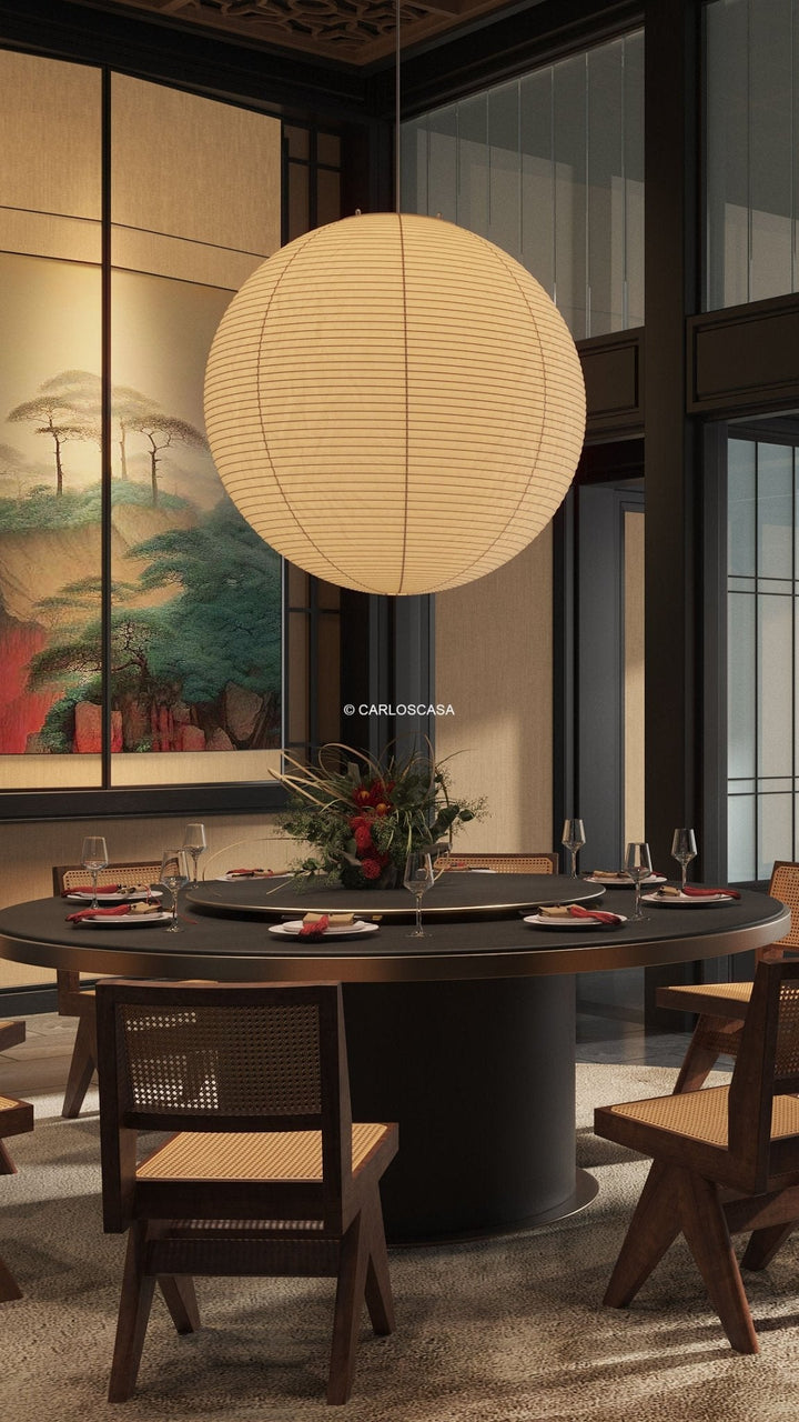 Washi Paper Round Series Pendant Lamp - Vakkerlight