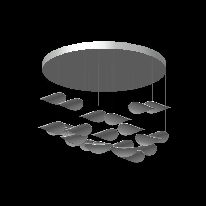 Wave Floating Leaf Chandelier - Vakkerlight
