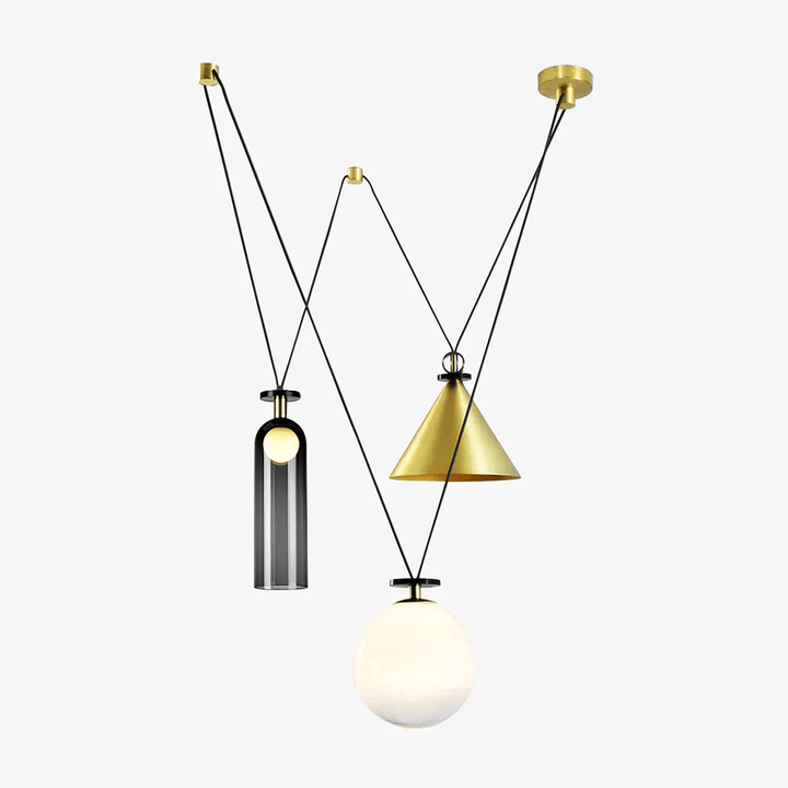 Geometric Shape Art Modern Chandelier - Vakkerlight