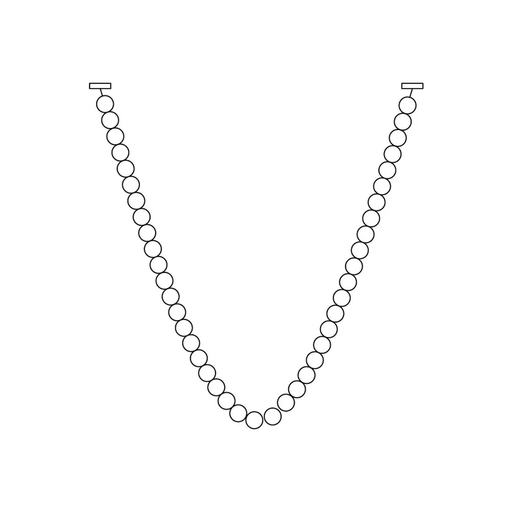 Pearl Glass Necklace Balls Chandelier - Vakkerlight