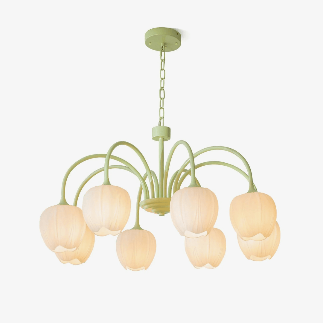 Tulip Matcha Chandelier - Vakkerlight