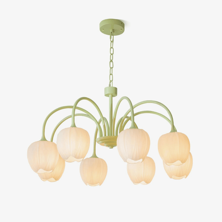 Tulip Matcha Chandelier - Vakkerlight