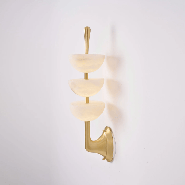 Triple Alabaster Wall Sconce - Vakkerlight