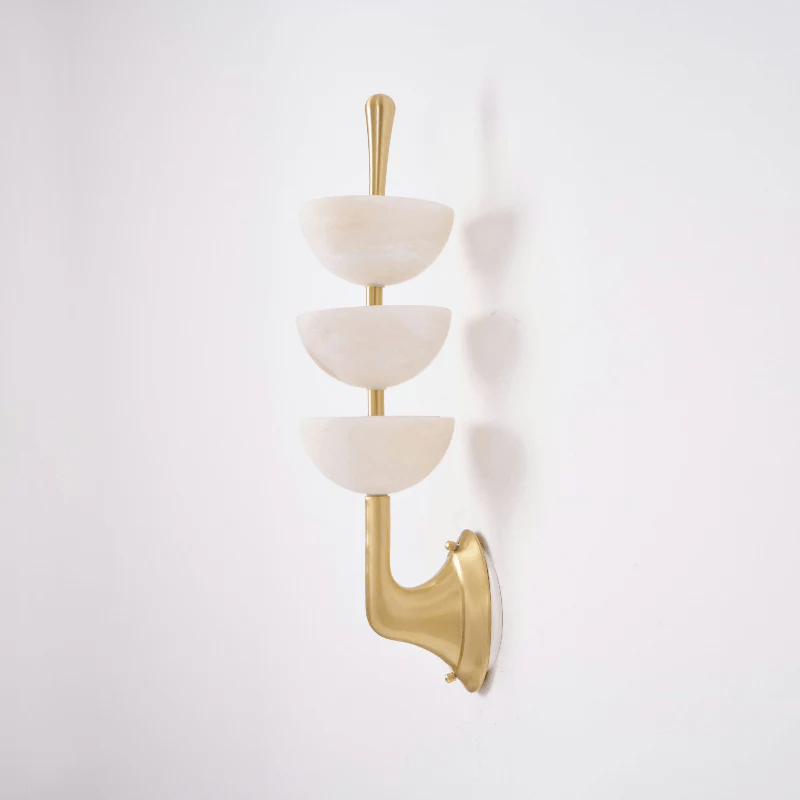 Triple Alabaster Wall Sconce - Vakkerlight