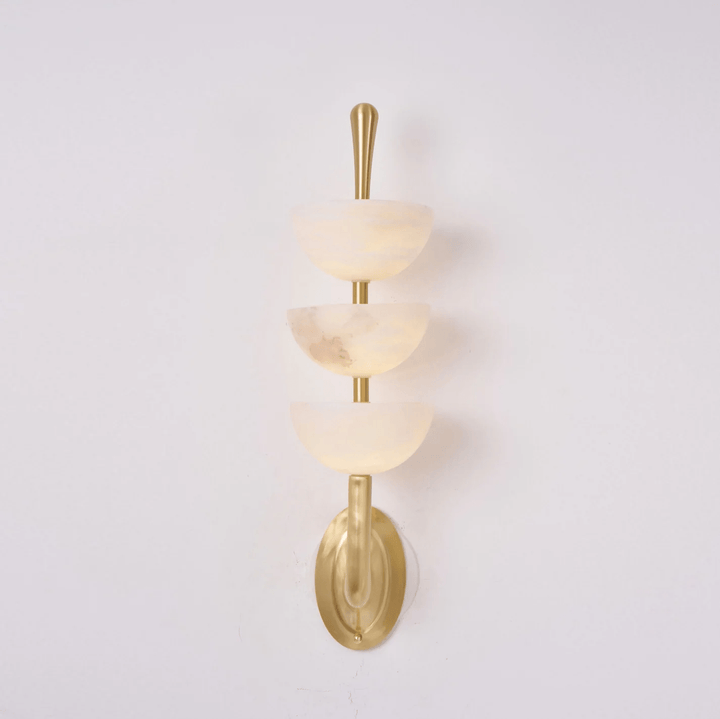 Triple Alabaster Wall Sconce - Vakkerlight