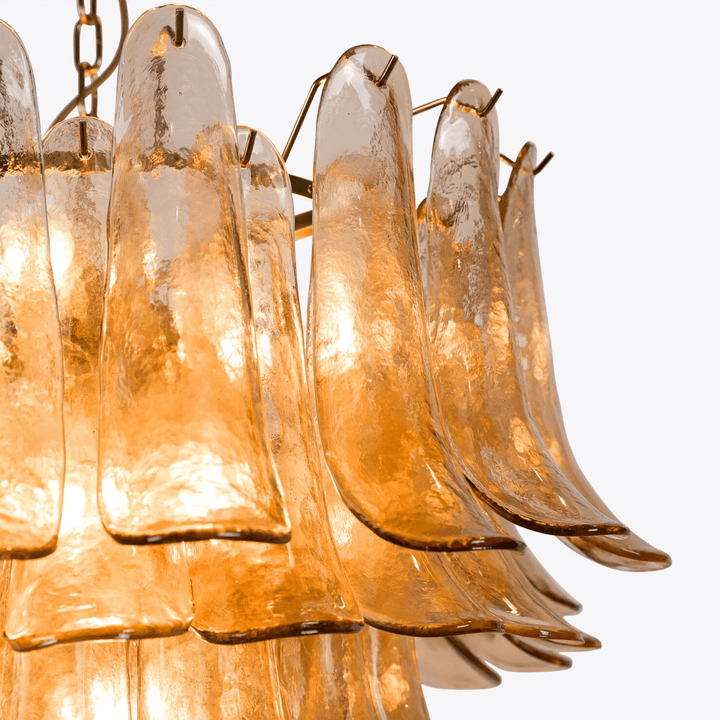 Amber Petalo Chandelier