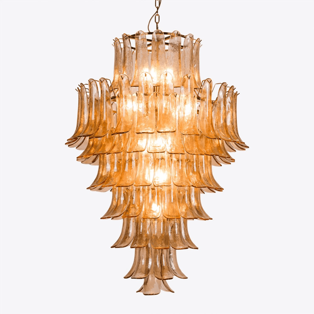 Amber Petalo Chandelier