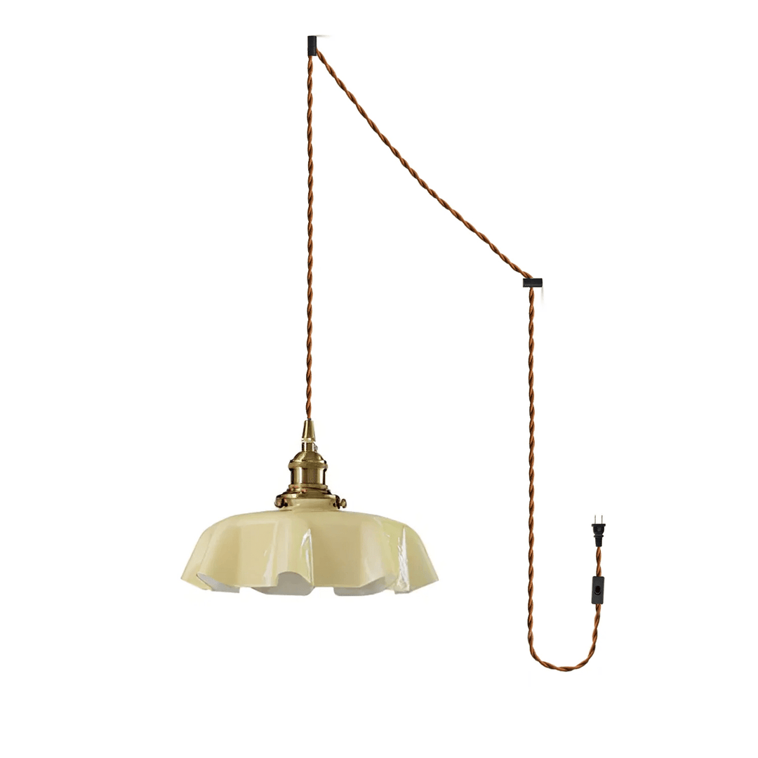 French Flower Pendant Swag Light - Vakkerlight