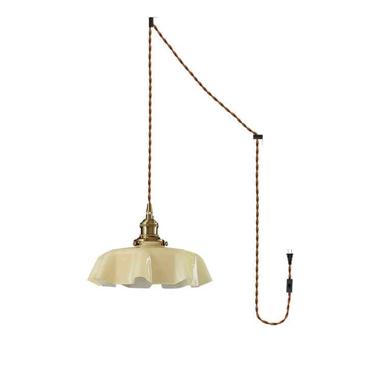 French Flower Pendant Swag Light - Vakkerlight