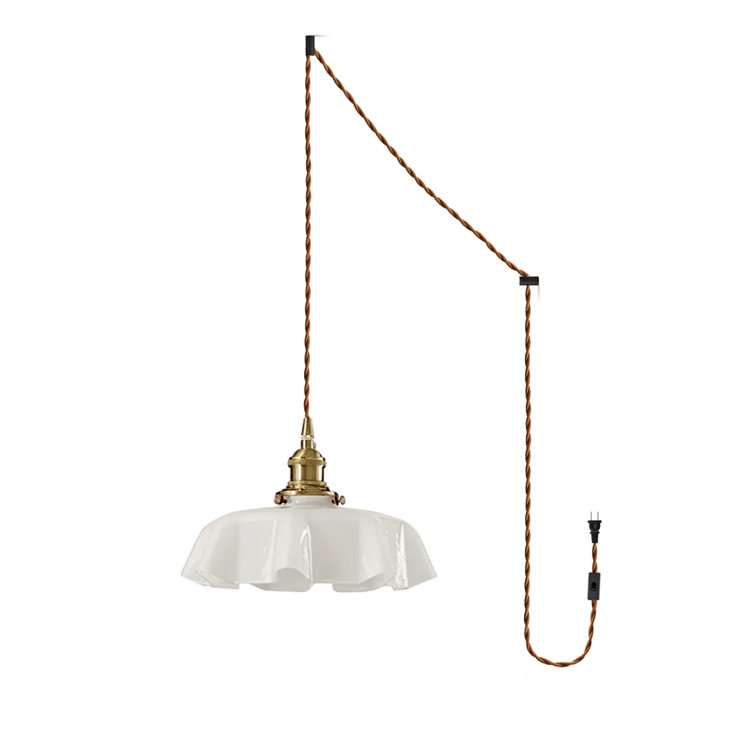 French Flower Pendant Swag Light - Vakkerlight