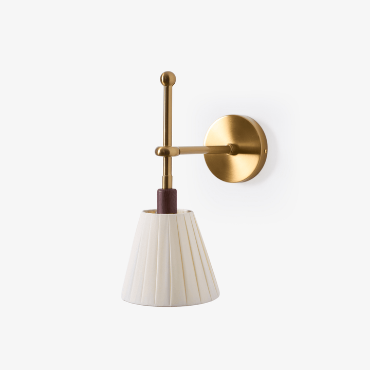 Pleated Fabric Wall Lamp
