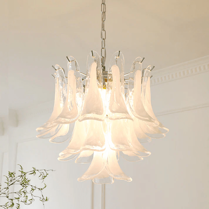 Murano Glass Petals Chandelier - Vakkerlight