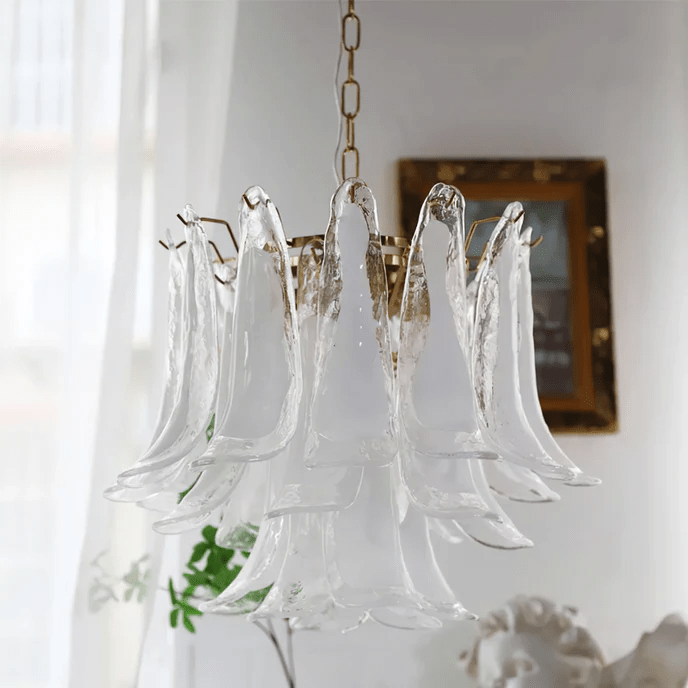 Murano Glass Petals Chandelier - Vakkerlight